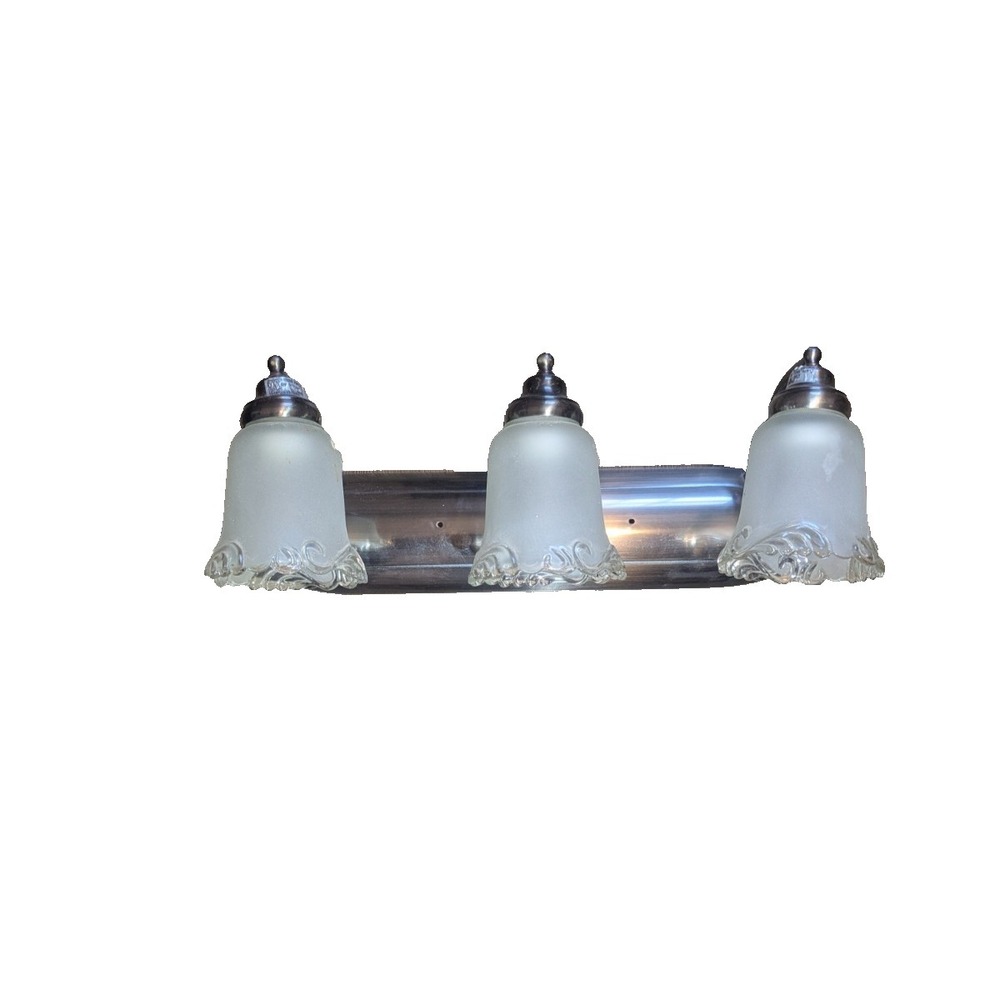 Chrome Vanity Light Bathroom Light Fixtures Over Mirror 3-Light Adjustable.
